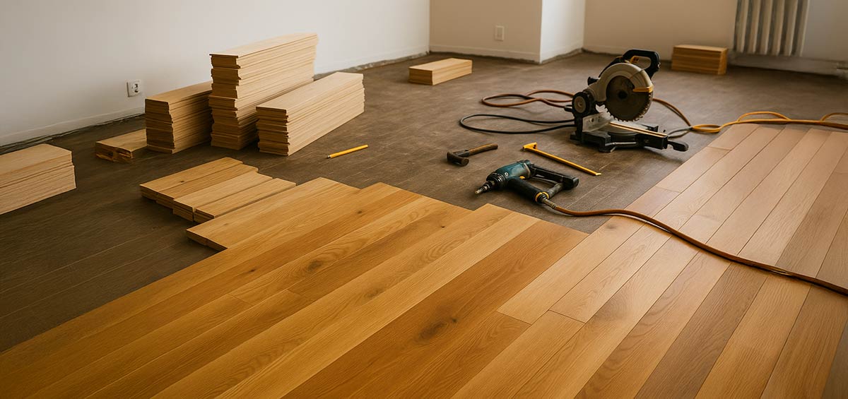Floor repair and replacement Bay Area – restoring damaged hardwood floors.